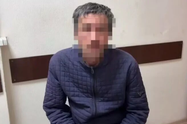    Подозреваемый в нападении на женщину в Крымске. Фото: t.me/mvd_23