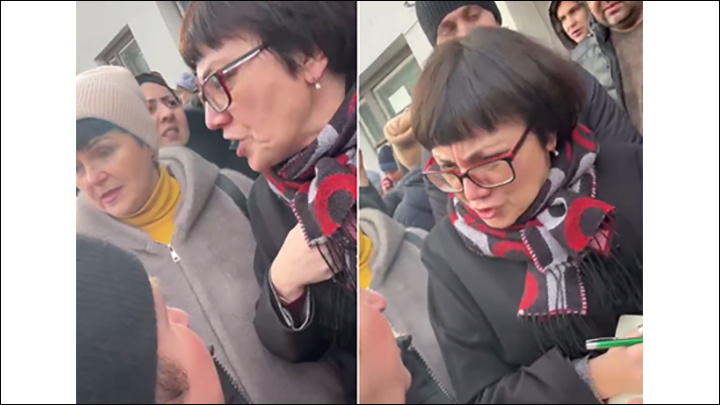    Людям не понравилась ни тональность чиновницы, ни её провокационный совет. Скриншот с видео