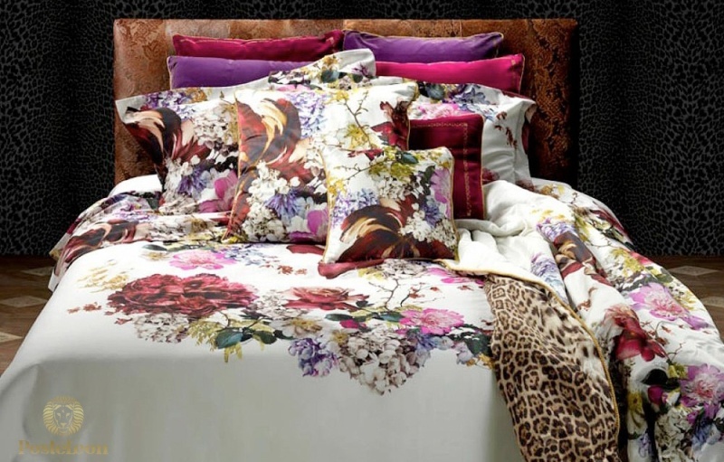 Постельное бельё из макосатина Roberto Cavalli | Posteleon .ru