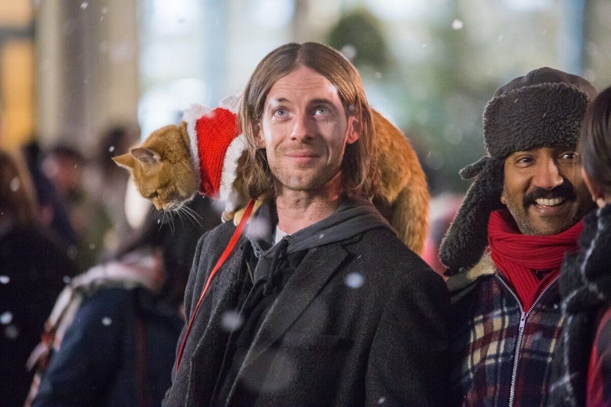 Кадр из фильма «Рождество кота Боба»