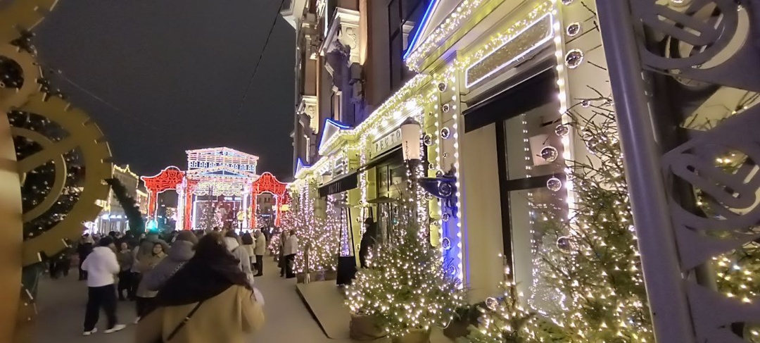 Новогодняя Москва ошеломляет. Ч.1