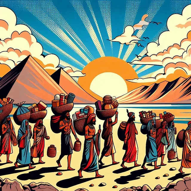 «И вышло с ними также множество разноплемённого народа, и скота мелкого и крупного, стада весьма большие»

Исход 12:38 