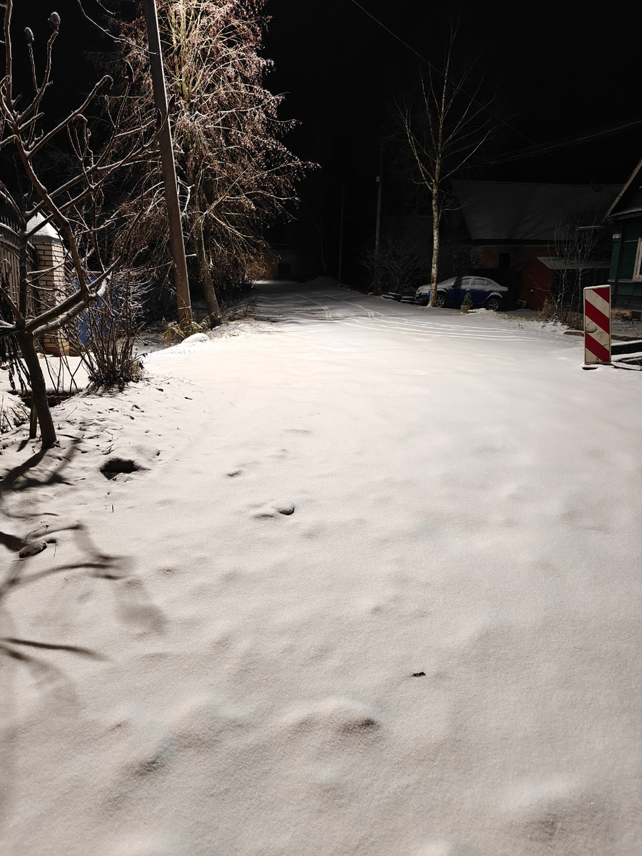 Утренний снежок