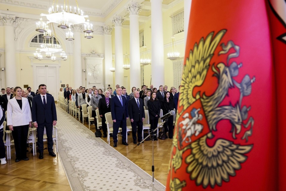    В Петербурге прошло награждение спортсменов. Фото: gov.spb.ru