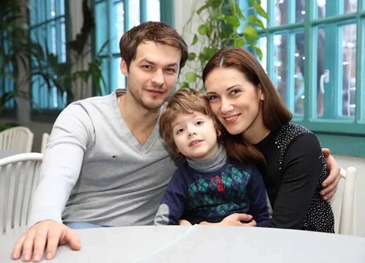 Михаил Гаврилов и Анна Носатова с сыном Андреем