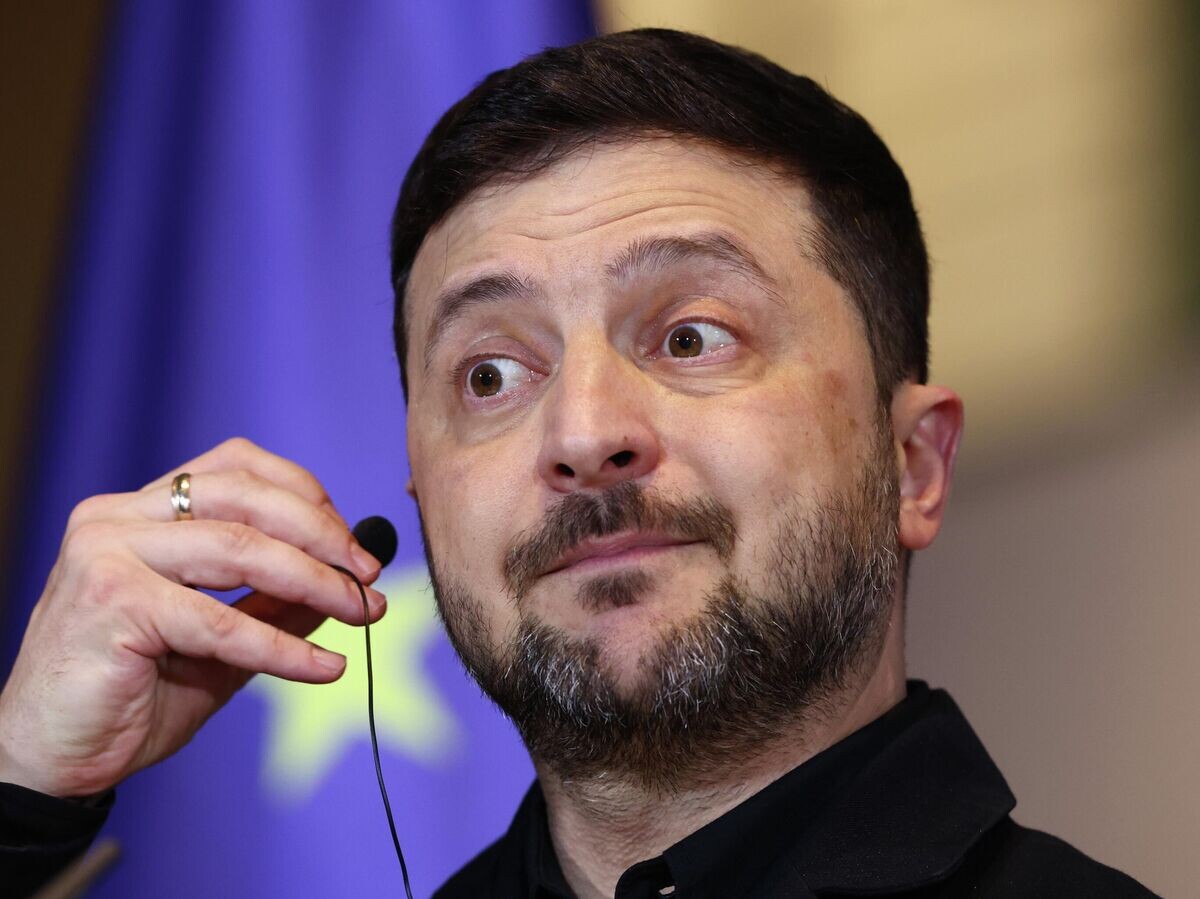    Владимир Зеленский во время пресс-конференции в Берлине, Германия | © AP Photo / Maryam Majd