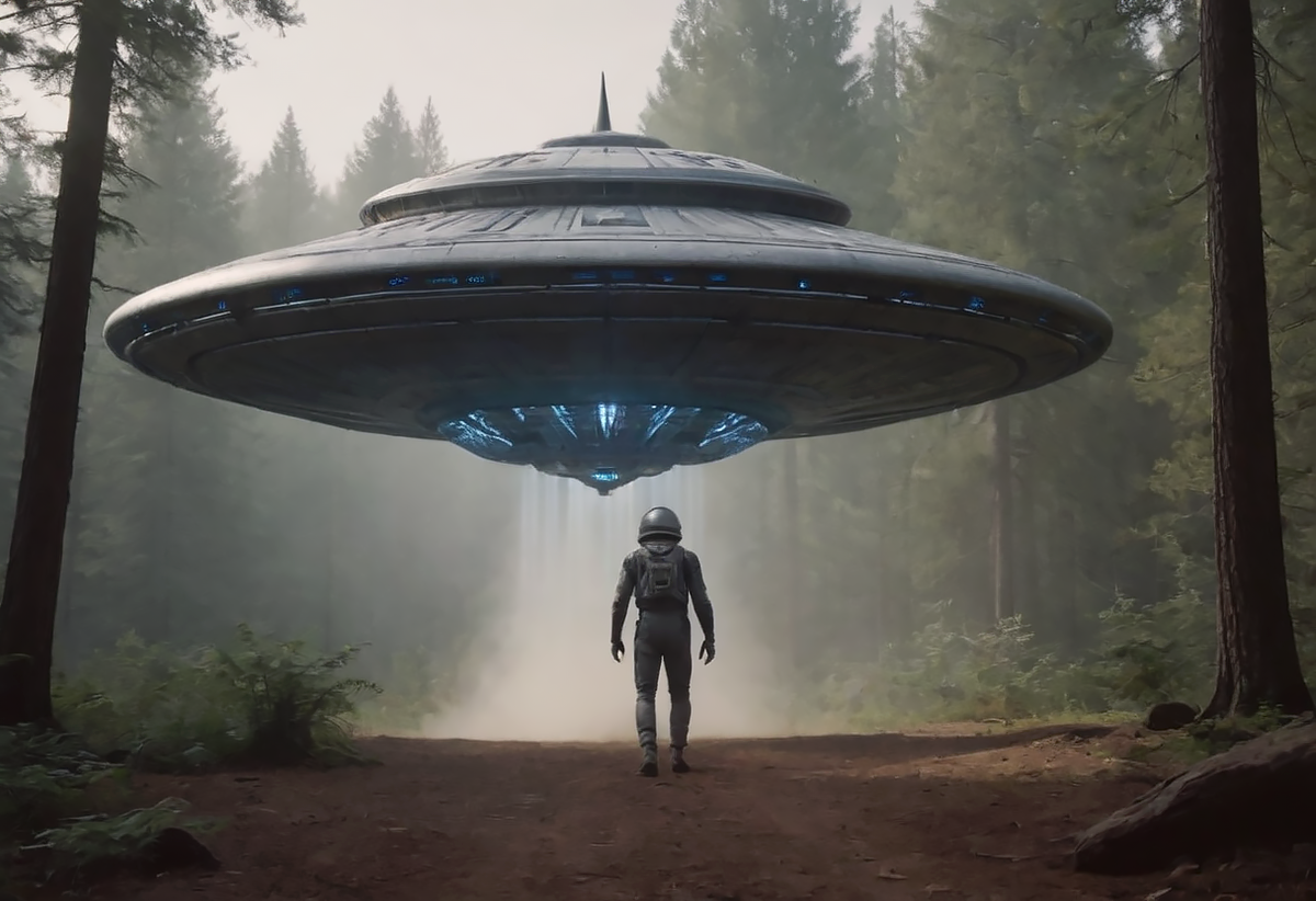 Грибники видели что-то странное.