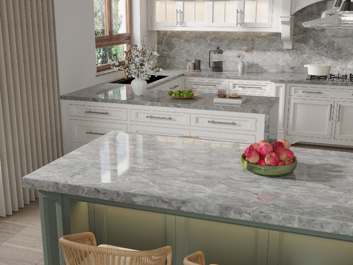 Кварцевый камень Aleph A99 Ocean Grey 