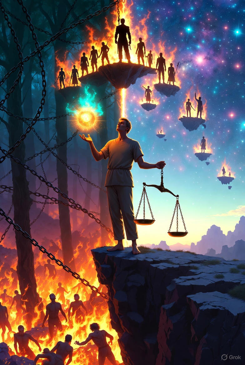  "Цена жизни", иллюстрация создана сетью Грок