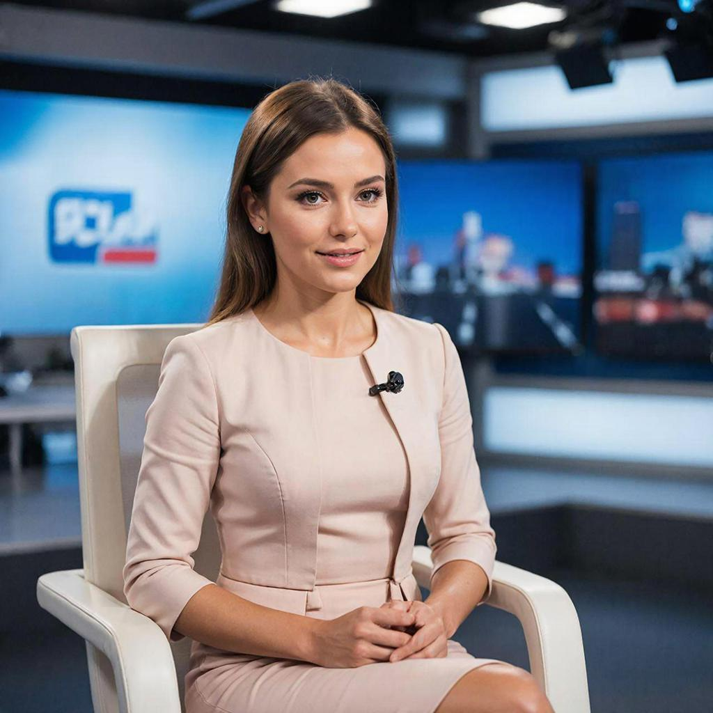 КРАСИВАЯ ДЕВУШКА-ДИКТОР, СОЗДАННАЯ ИИ. НЕ СПИТ, НЕ ПЬЕТ, НЕ ПРОГУЛИВАЕТ, НЕ ТРЕБУЕТ ЗАРАБОТНОЙ ПЛАТЫ И ПРОДВИЖЕНИЯ ПО СЛУЖБЕ.