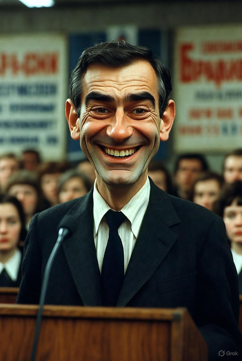 "Выбегалло и демагогия", иллюстрация создана сетью Грок