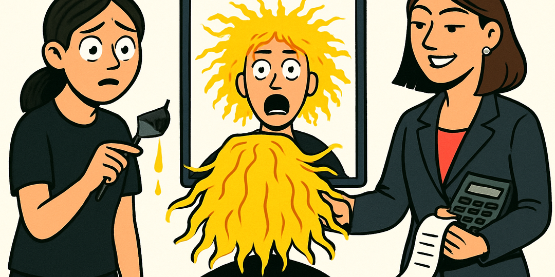 Стажёр сделал «мочалку» на голове, а салон требует доплату за исправление топ-мастером. Провели эксперименты на голове за мои же деньги...