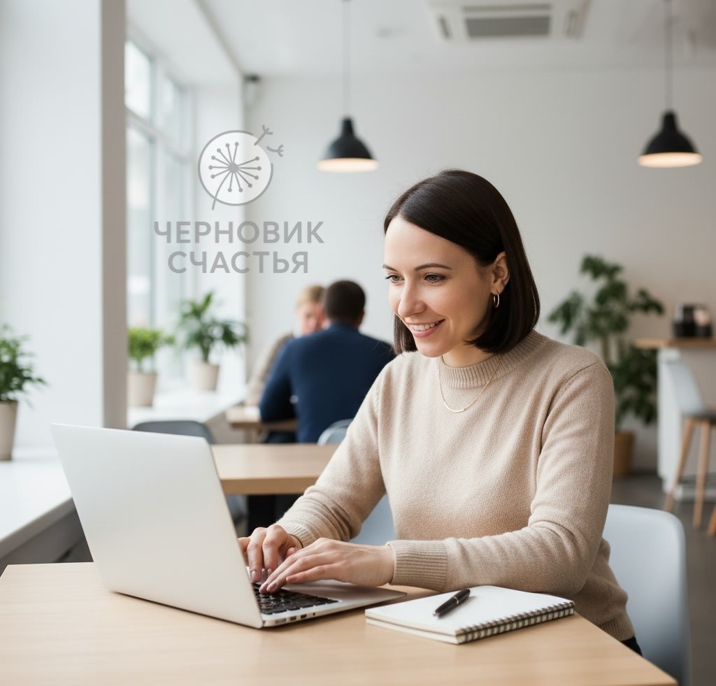 Именно так видит ИИ меня в роли успешного блогера)