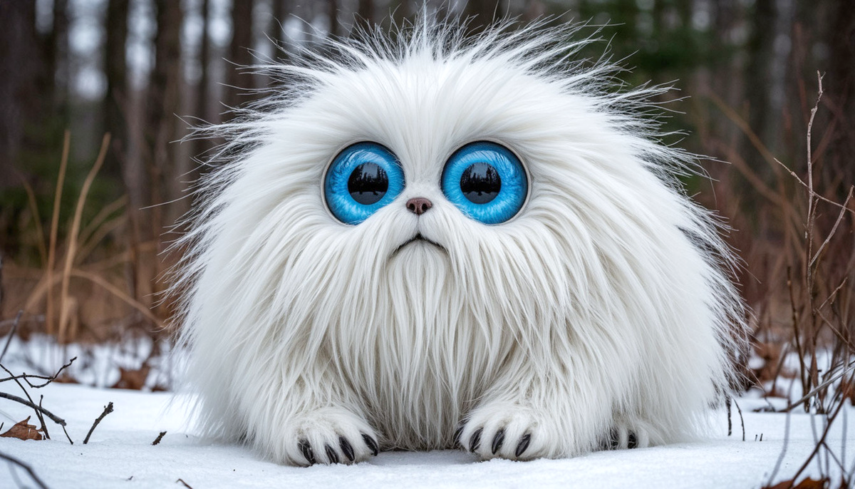 Охотник был очень удивлён встрече.