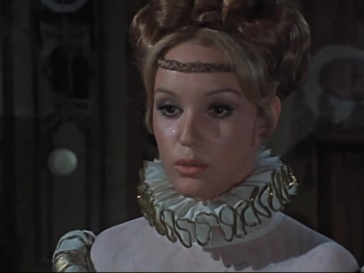 Катрин Петерсен в роли Дианы. Сериал «Графиня де Монсоро», Франция, 1971 год. 