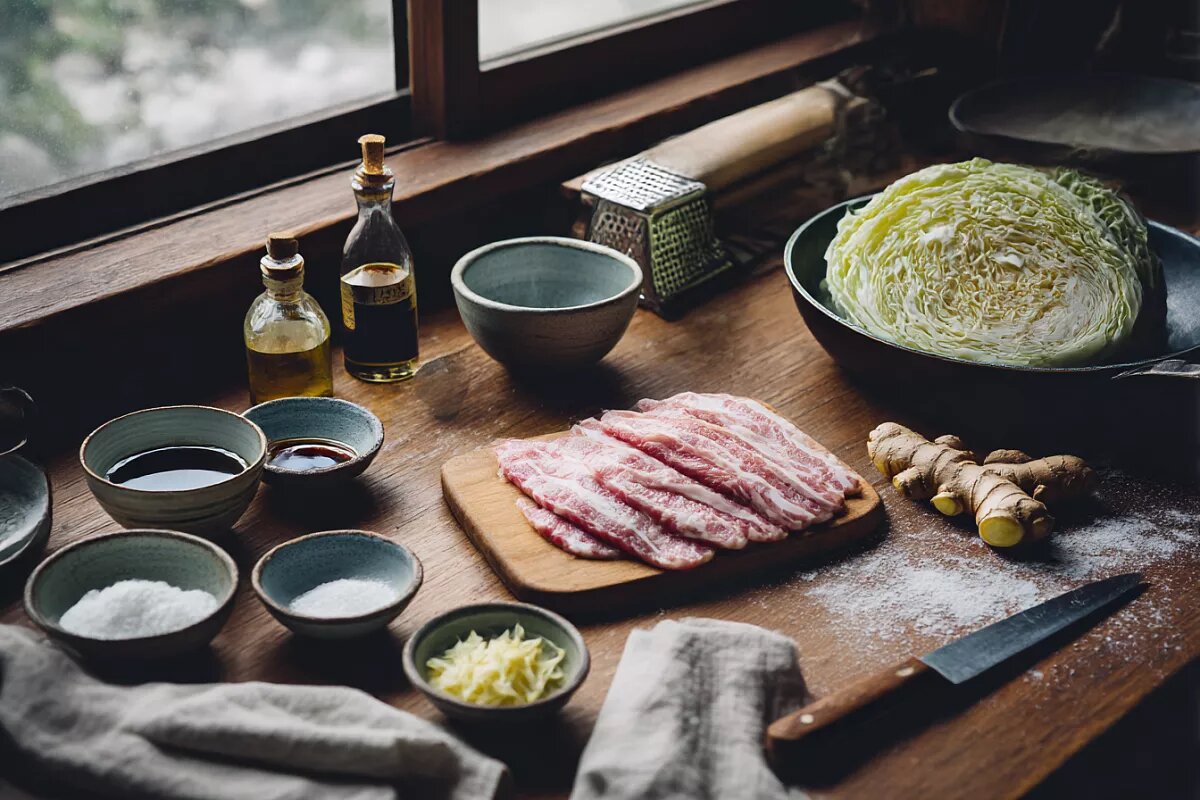    Японская имбирная свинина шога-яки — классика домашней кухни, которую обожают за сочность и яркий вкус имбиря.