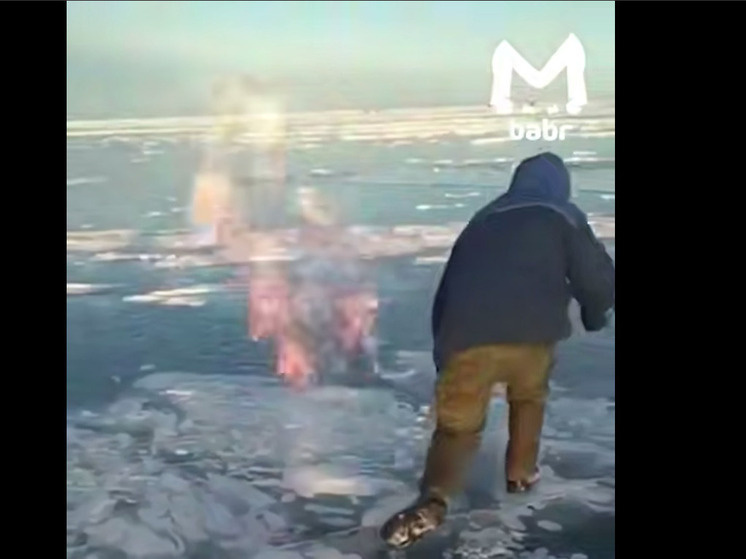     Фото: кадр из видео в Telegram-канале Babr Mash