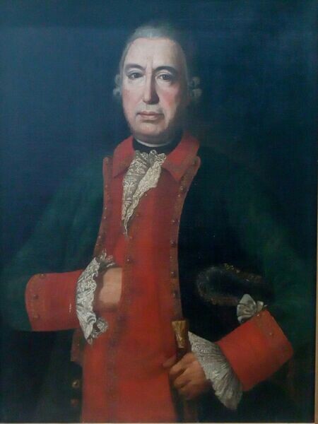 Неизвестный художник «Портрет И. А. Языкова», вторая половина XVIII века. Холст, масло. Размеры: 93 x 71 см.Тульский музей изобразительных искусств. Фото картины взято из открытых источников.