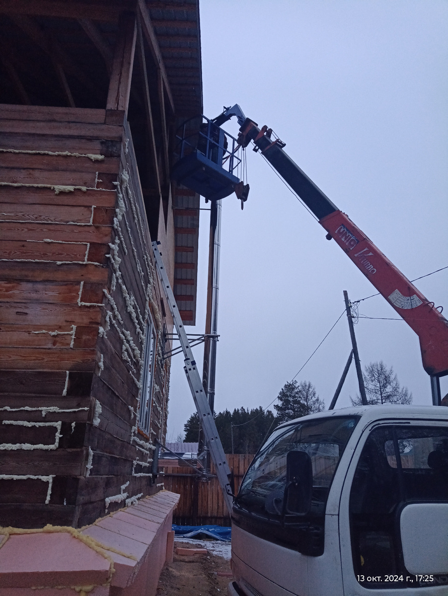 Установка трубы в 24 году