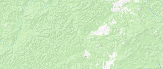 Яндекс карты.  Привязок к известным топонимам нет, по причине того, что они тут слишком далеко…