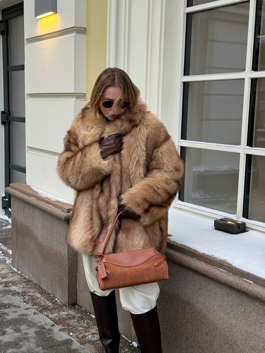 Сумка из экозамши SOLEA