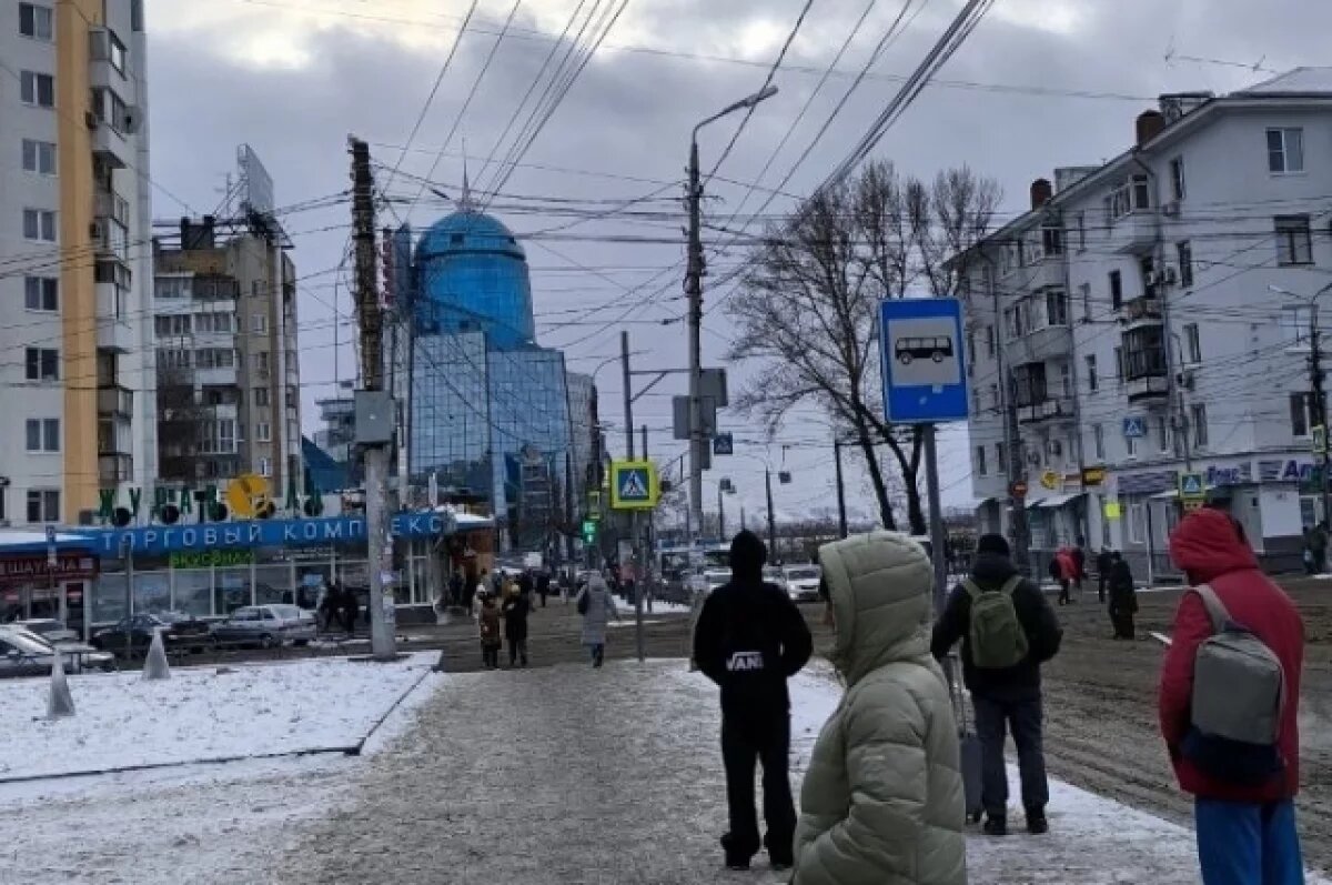   В самаре установилась зимняя погода.