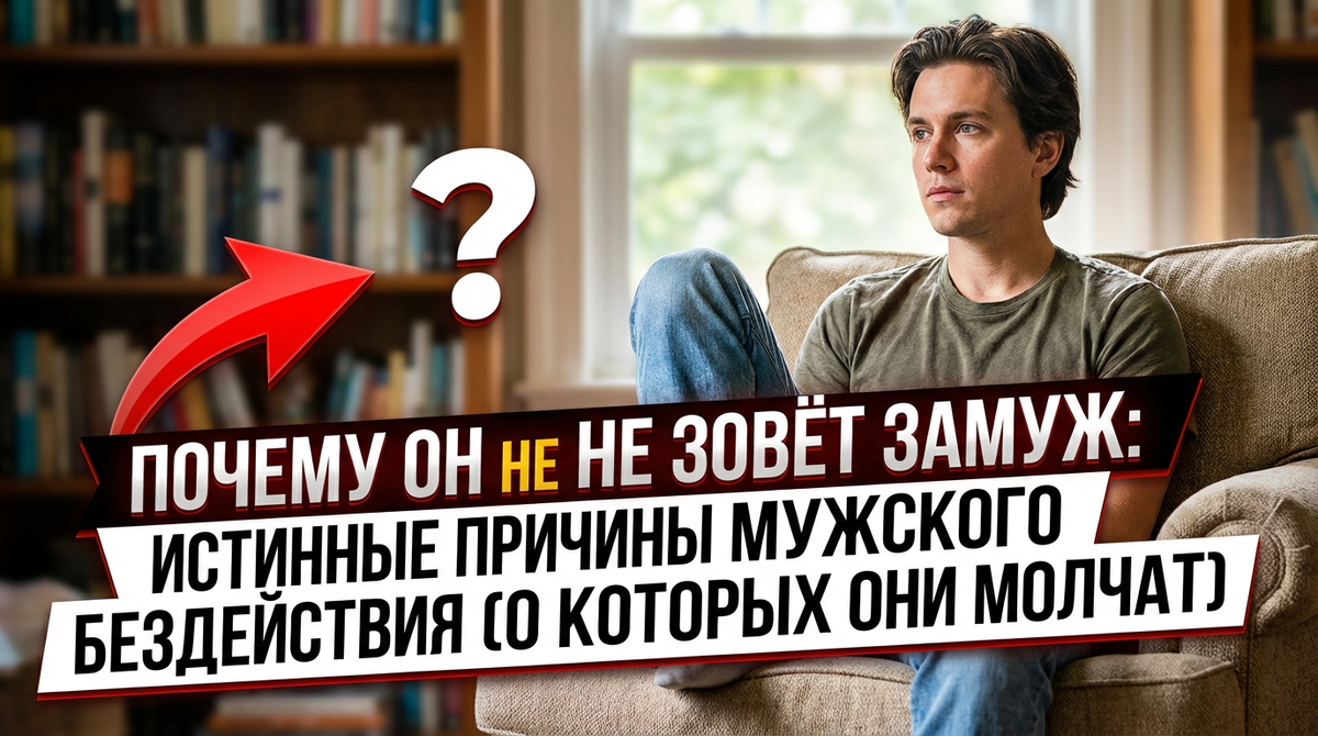 Почему он не зовёт замуж: истинные причины мужского бездействия (о которых они молчат)