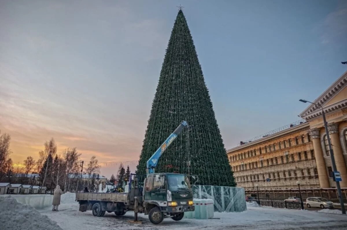    В Томске 17 декабря состоится зажжение огней на главной ёлке города