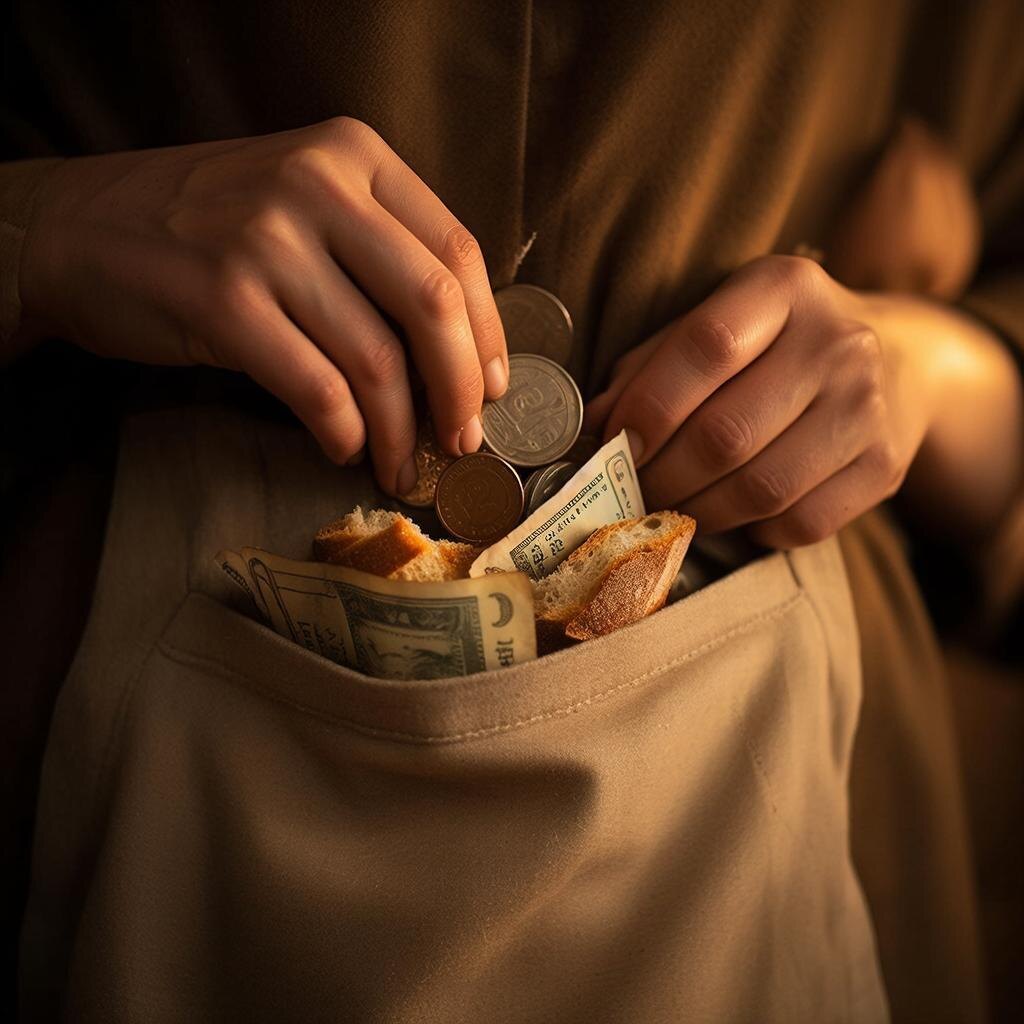 Мусор в карманах блокирует приход новых денег.