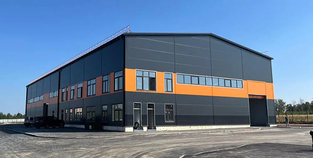 Пример здания light industrial от ЗМК "Андромета"