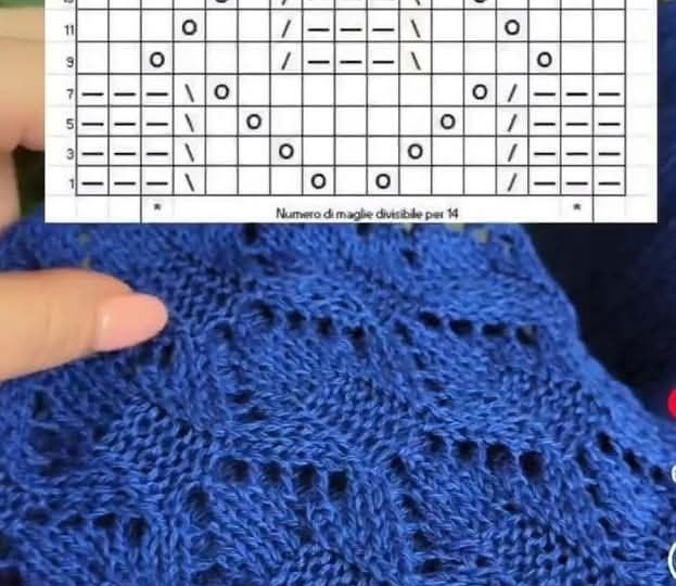 34 УЗОРА СПИЦАМИ + СХЕМЫ УЗОРОВ. ПОДБОРКА №30