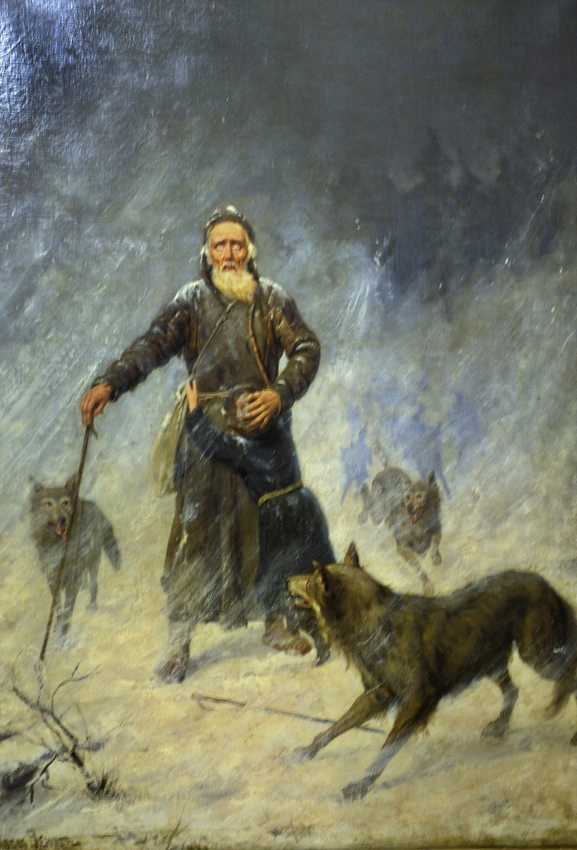 П. Б. Вениг, "Дедушка спаси". Переславский музей-заповедник. Фото моё