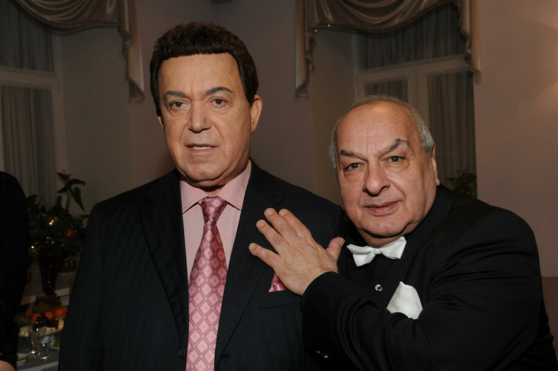 Левон Оганезов и Иосиф Кобзон.