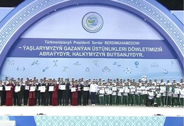 Церемония вручения денежных подарков, 15 декабря, 2025 г., Ашхабад, Туркменистан
