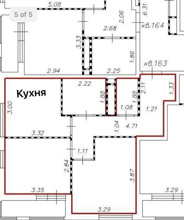 Пустая планировка заказчицы  