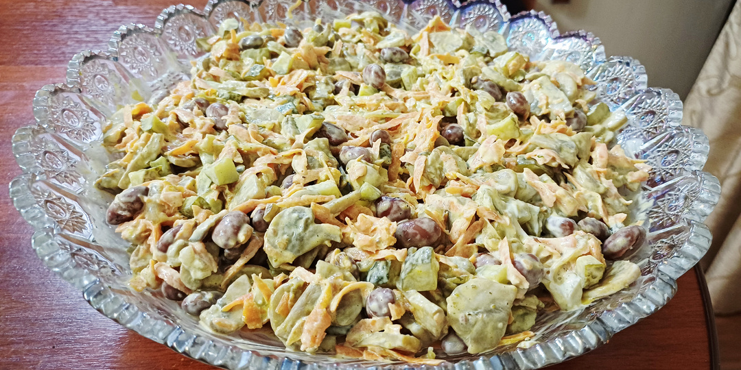 Вкусный необычный салат "Звёздный".