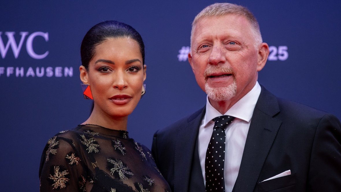    Борис Беккер и Лилиан де Карвалью Монтейр. Global Look Press