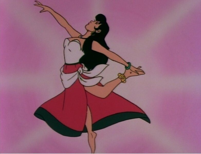 Эсмеральда. Кадр из мультфильма 1996 года студии Jetlag Productions