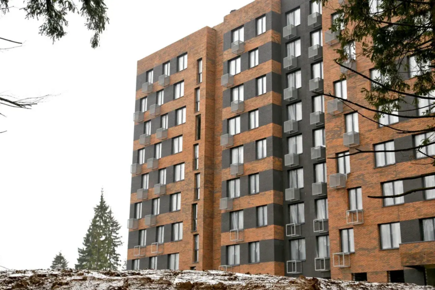     На фото ход строительства ЖК «Лесная Отрада» от Отрада Девелопмент