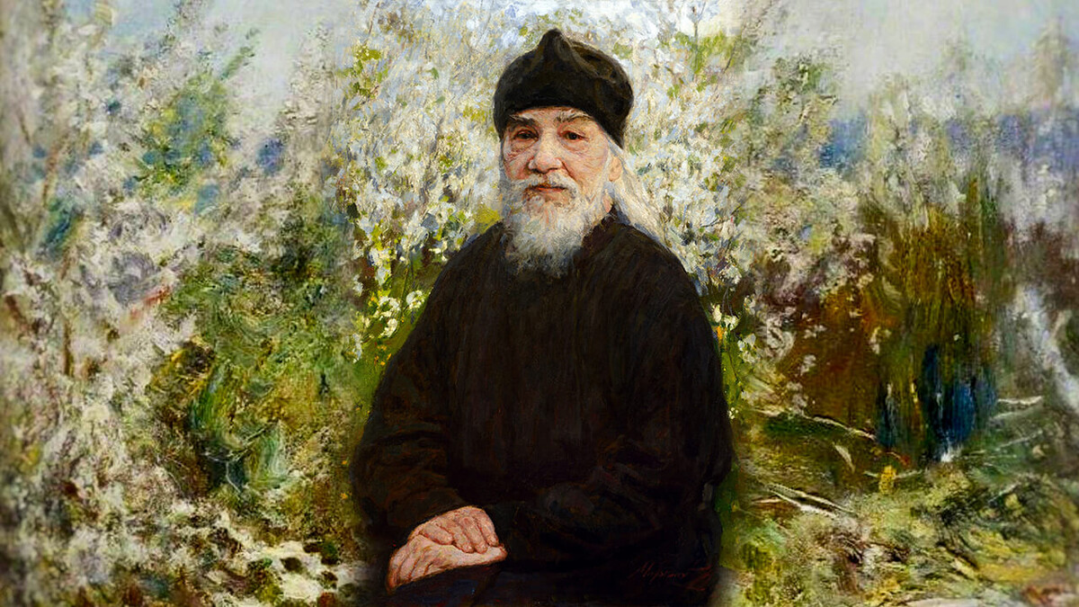 Статья об утренних молитвах. Илл.:  художник портрета архимандрита Иоанна (Крестьянкина)-Алия Нуракишева