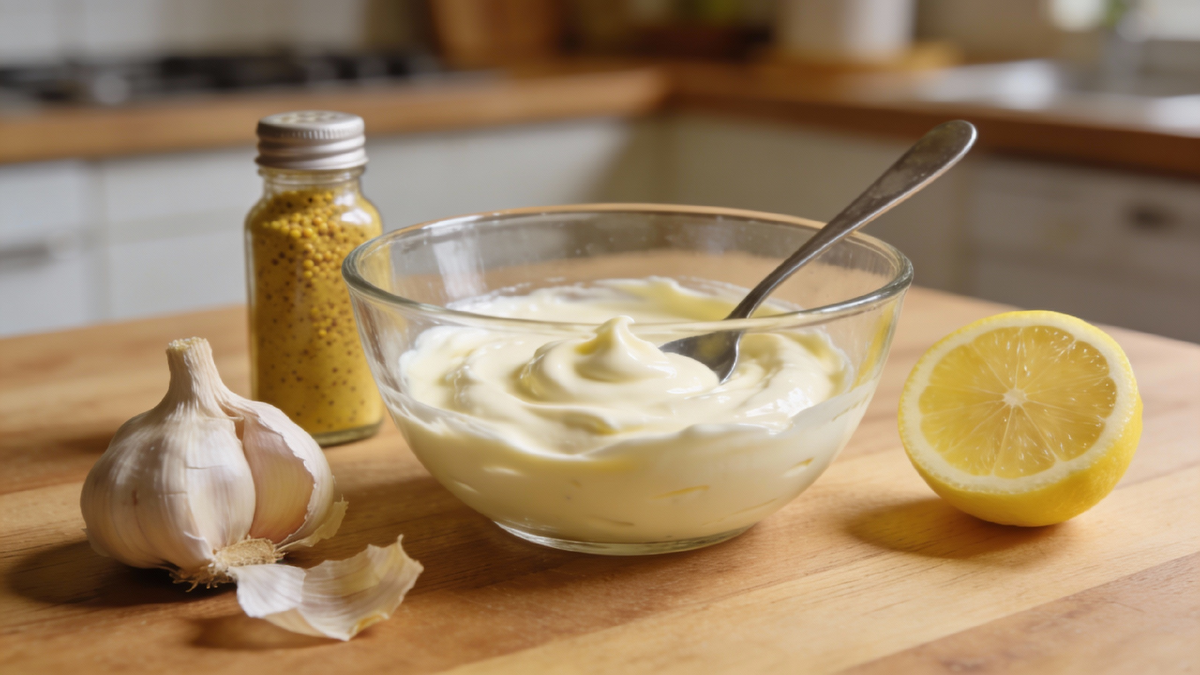 Майонез погружным блендером