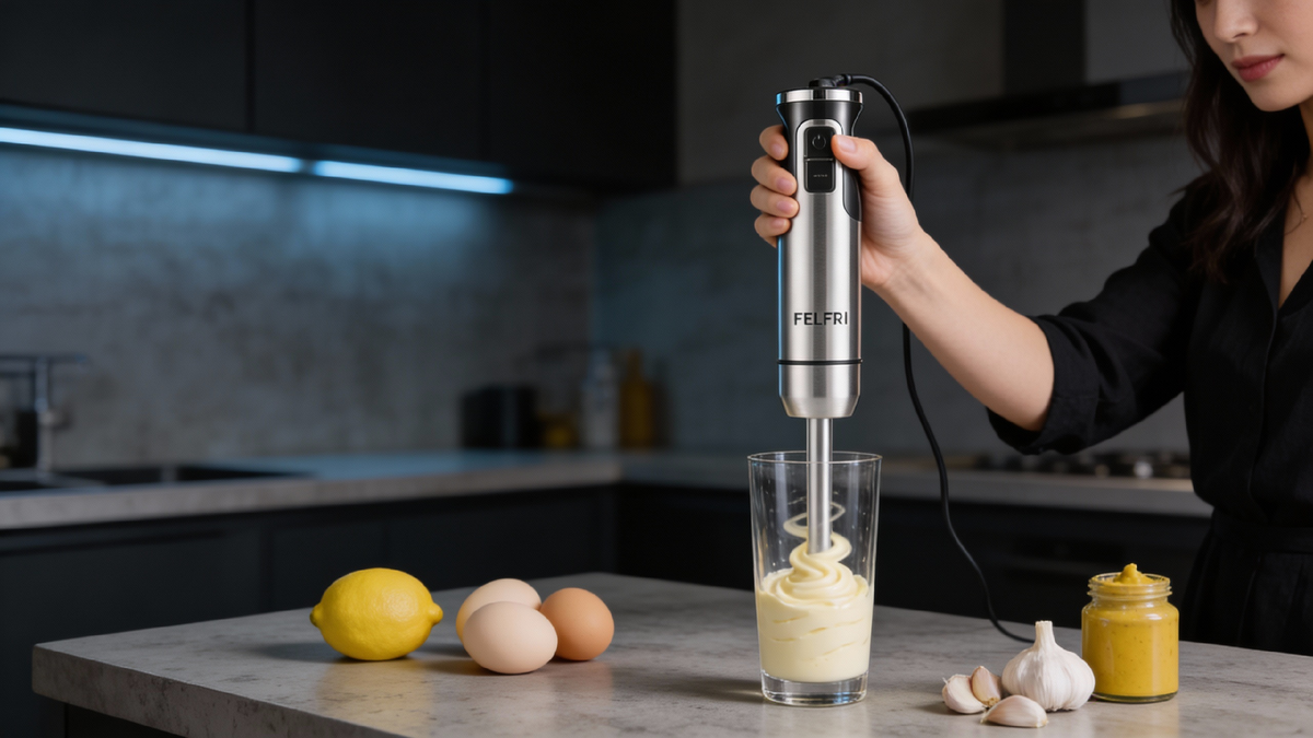 Майонез погружным блендером