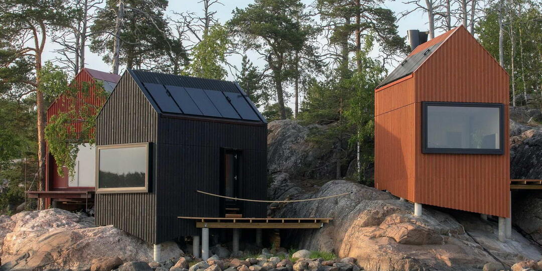 Домики для отдыха у воды в Финляндии