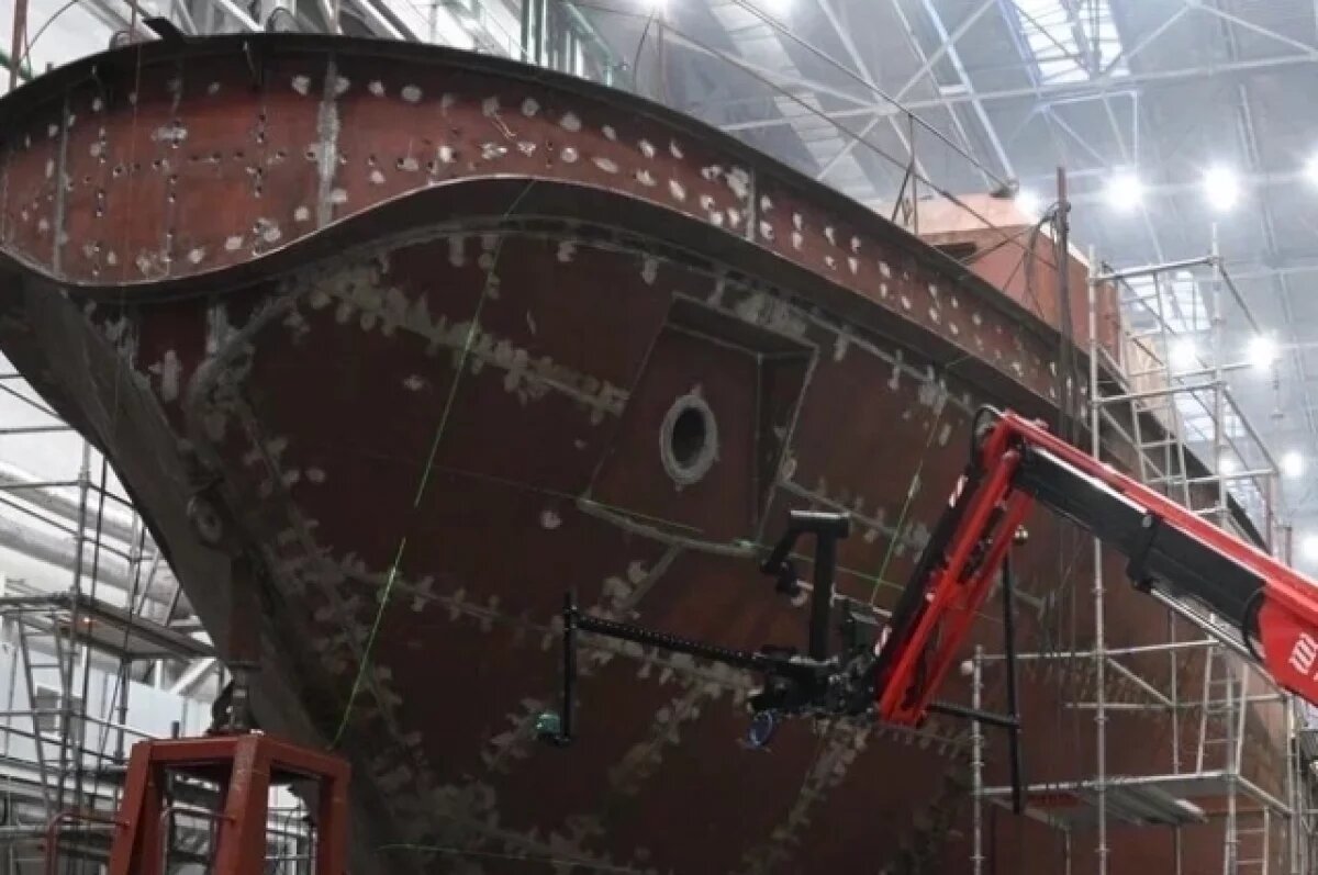    Строительство двух первых судов на цифровой верфи стартовало в Карелии