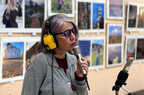 Анастасия Махель. Запись клипа к треку "Ненастье". Венёв, 6 ноября 2025