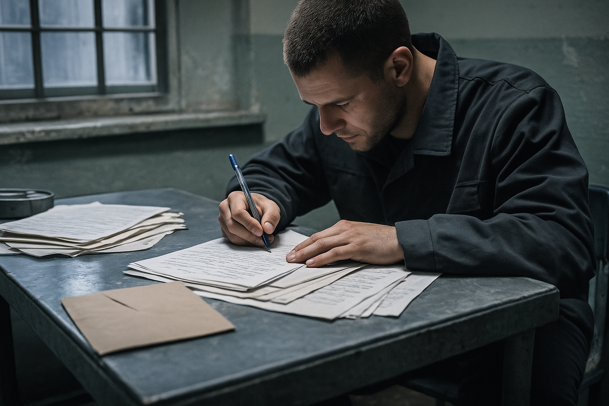 Осужденный по уголовному делу составляет жалобу на приговор суда