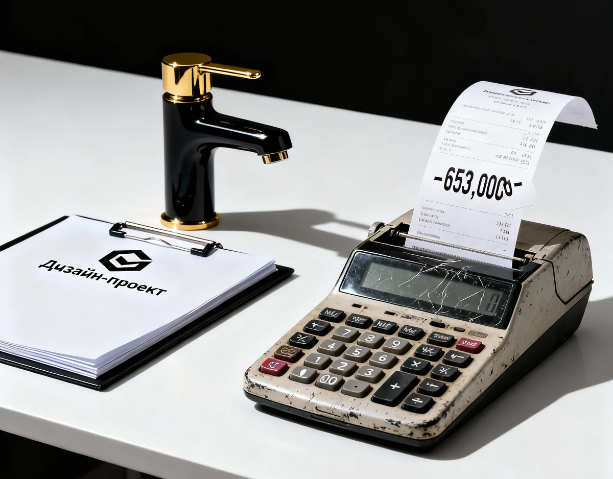 Дизайнерский смеситель в смете — это актив. Минус 653 000 ₽ на чеке — это реальность. Ремонт для аренды начинается не с выбора плитки, а с этого калькулятора.