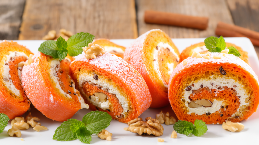 Закусочные рулеты из тыквы и моркови для праздничного стола. Пошаговые рецепты и лучшие варианты начинок