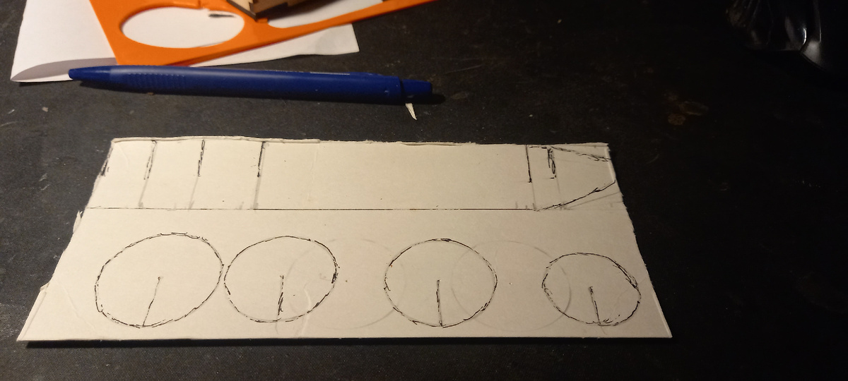 Чертёж каркаса  МиГ 21