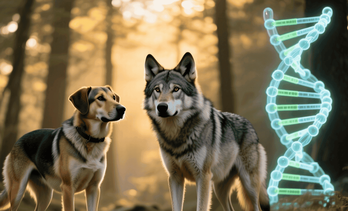    Даже домашние собаки — немного волки.